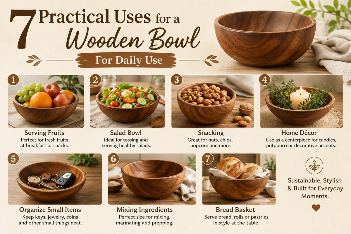 7 Practical Uses for a Wooden Bowl For Daily Use