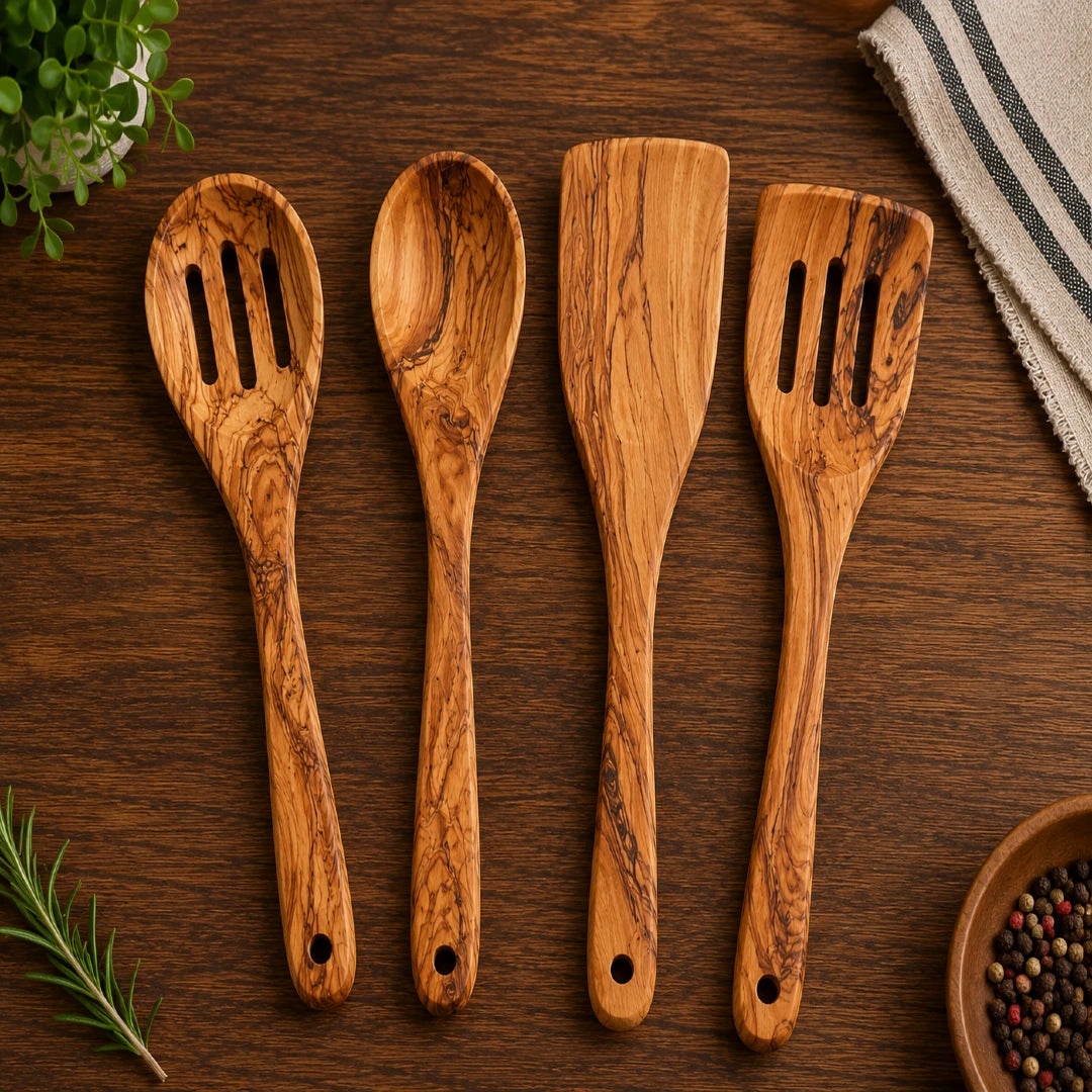 Combo: 6 Cheese Knifes, Bowl with Spoon & 4 Spatulas