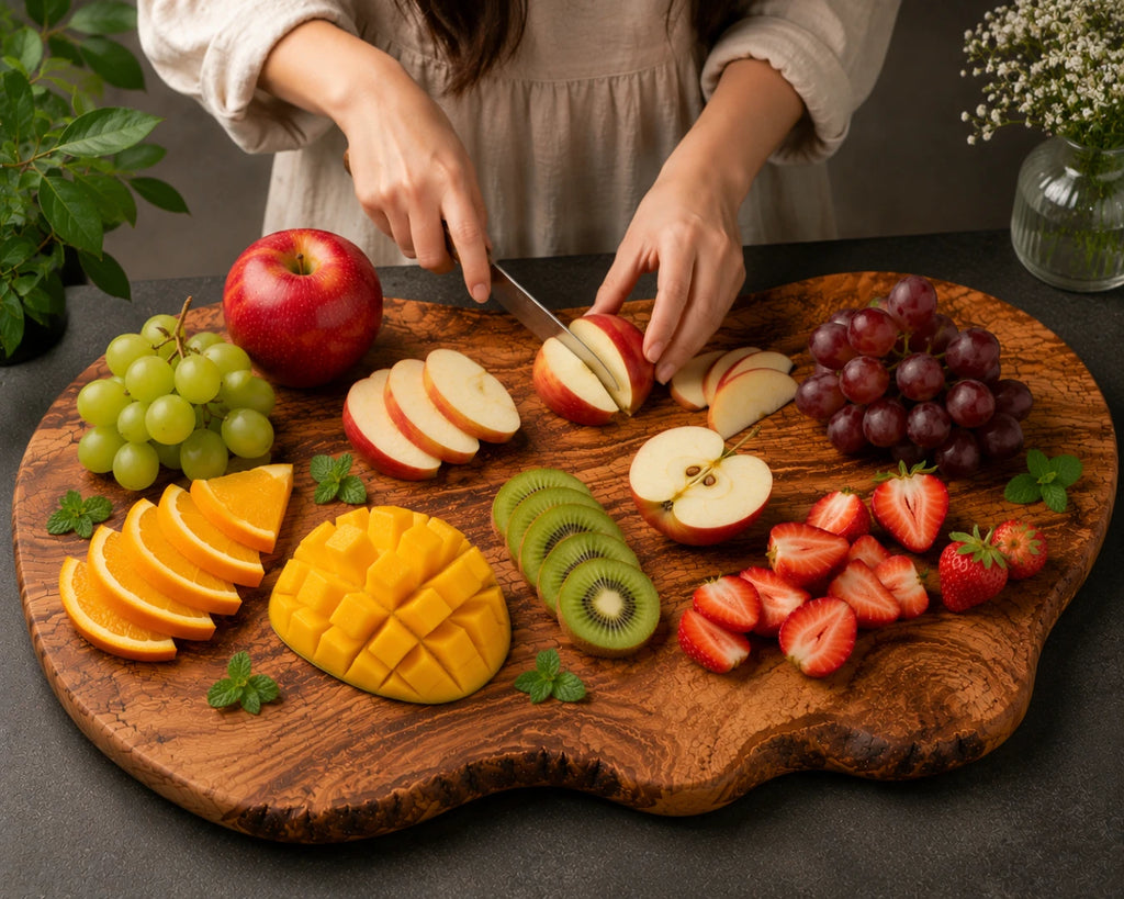 Premium Handmade Olive Wood Cutting Board for Kitchen