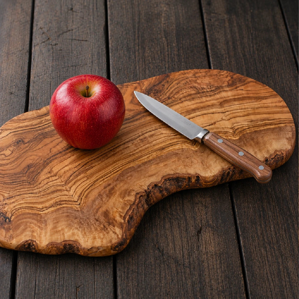 Premium Handmade Olive Wood Cutting Board for Kitchen
