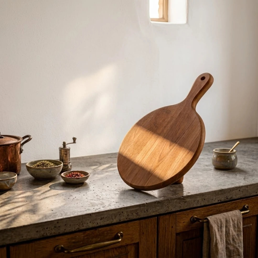 Acacia Wood Pizza Serving Board