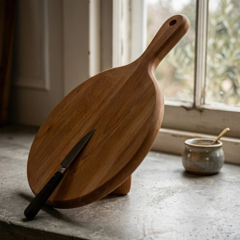 Acacia Wood Pizza Serving Board