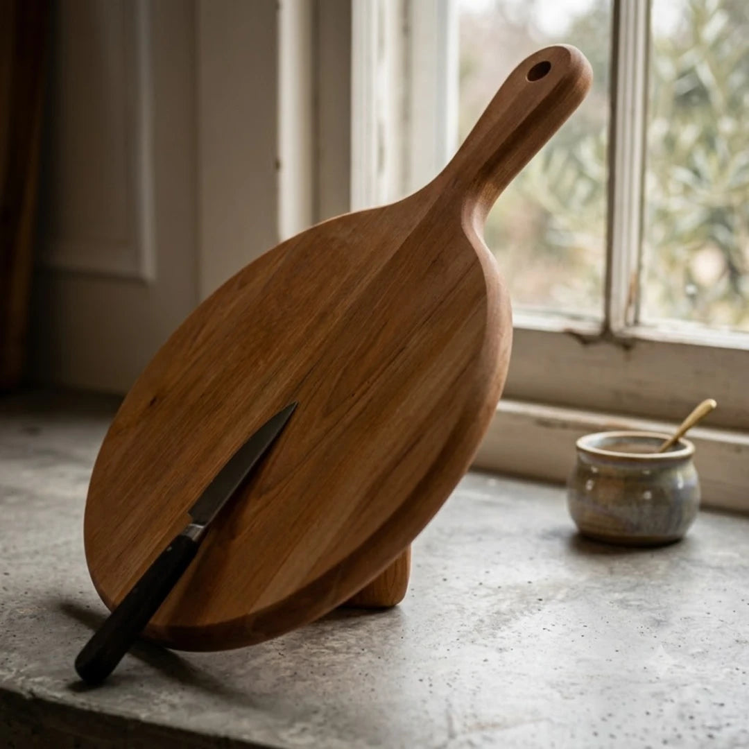 Acacia Wood Pizza Serving Board