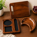Kitchen Combo: Cutting Board, Bowl & Coffee Tray